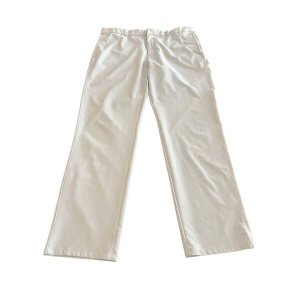 Nike Dri-Fit Chino Golf Pants Ivory Stretch Athletic Lightweight pants size 38x3 - Picture 1 of 8